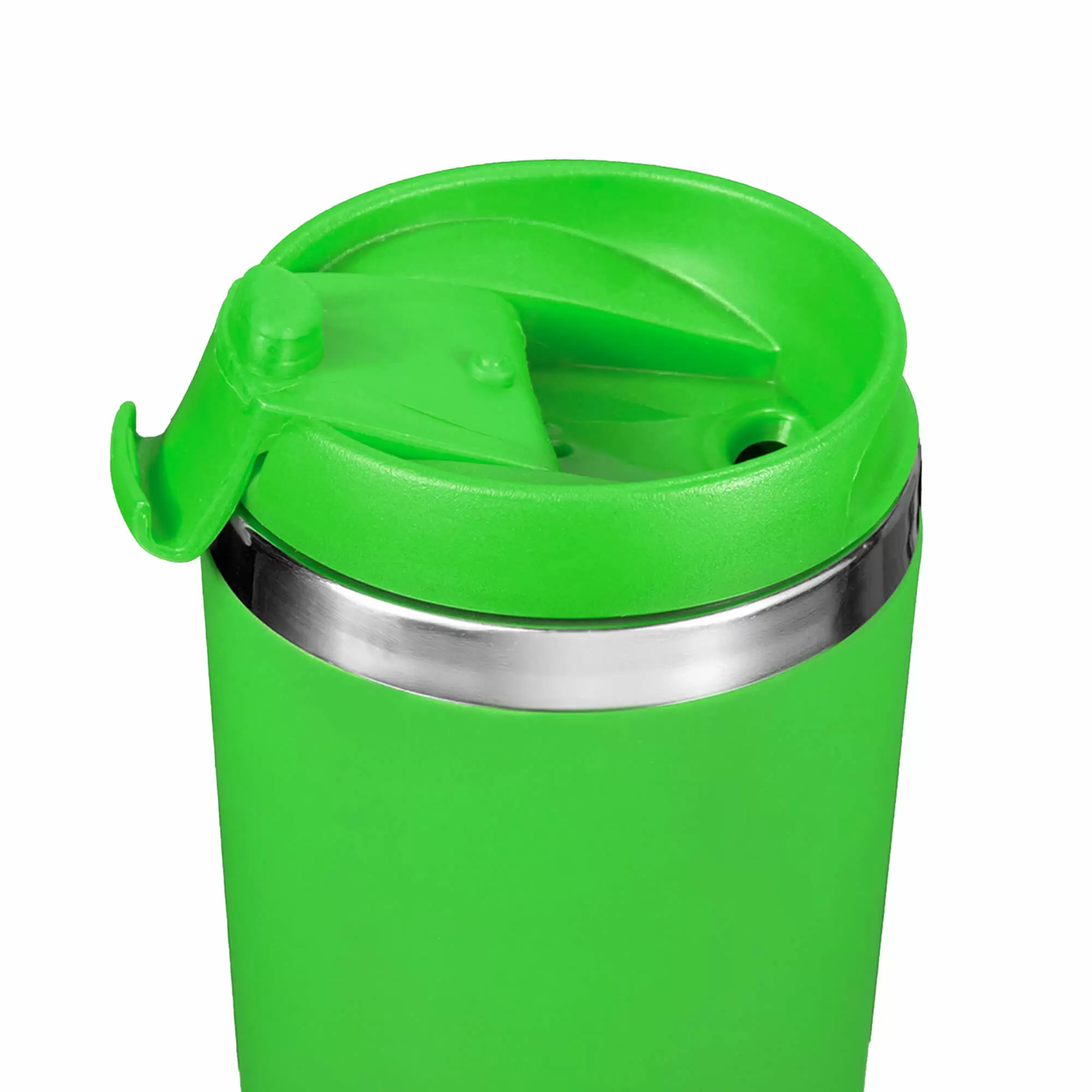 Термокружка KOMO SOFT COLOR 420мл. Салатовая с салатовой крышкой 6060-15