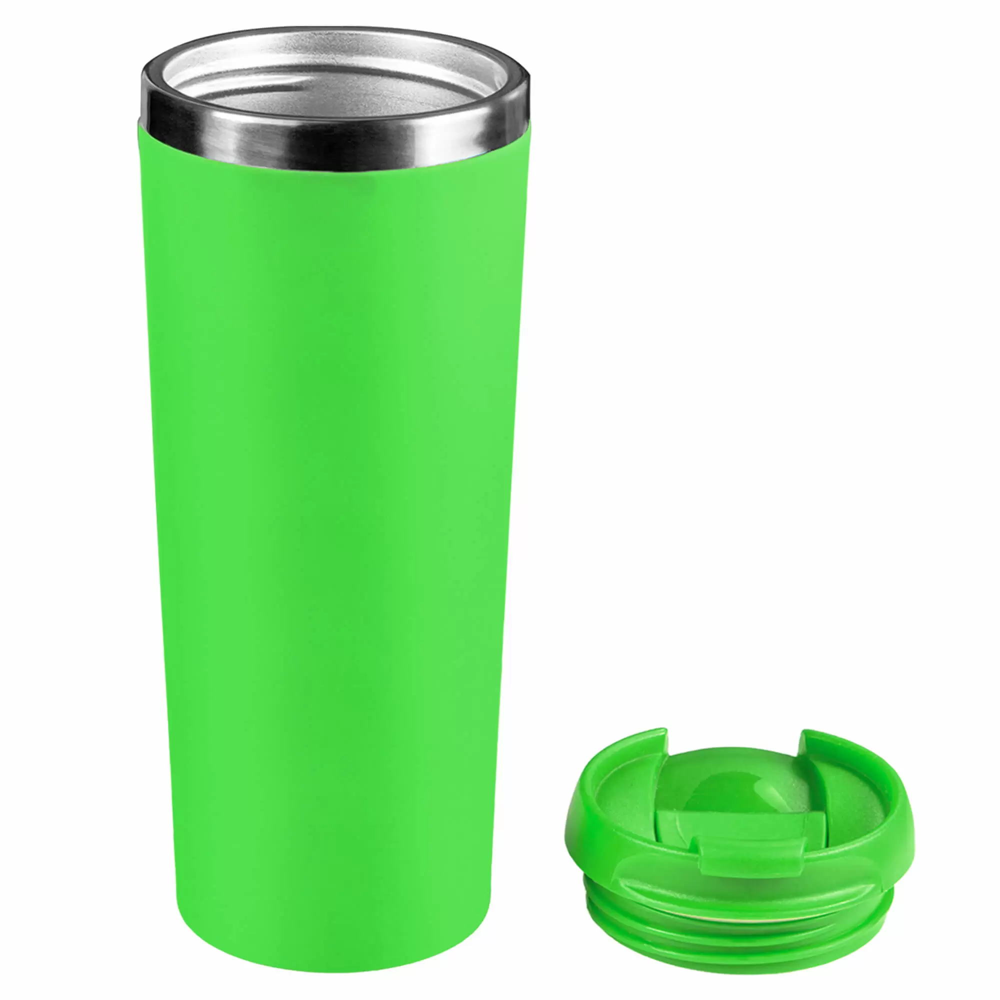 Термокружка KOMO SOFT COLOR 420мл. Салатовая с салатовой крышкой 6060-15