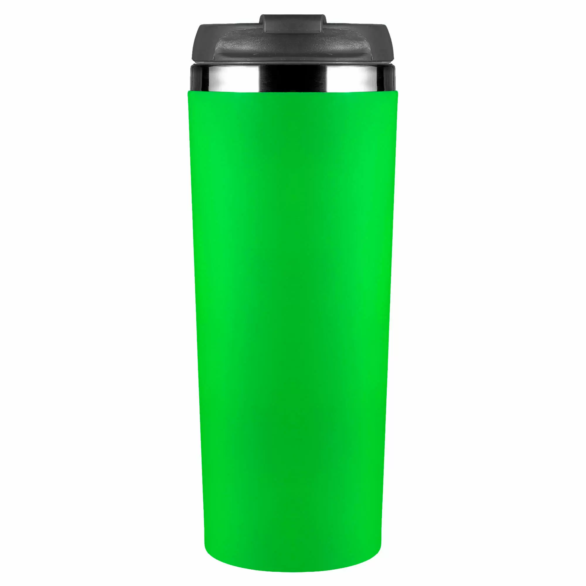 Термокружка KOMO SOFT 420мл. Салатовая с черной крышкой  6061-15