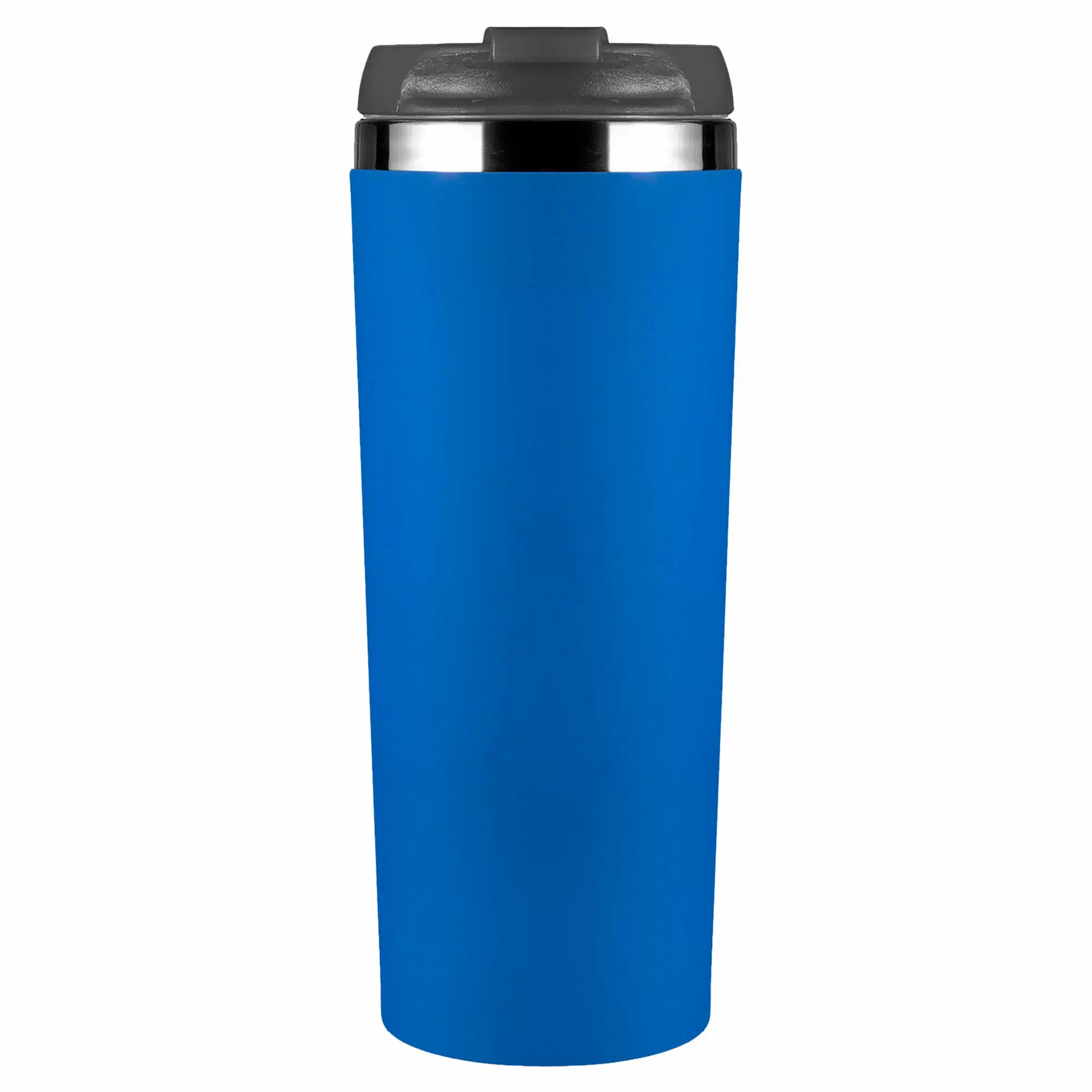 Термокружка KOMO SOFT 420мл. Синяя с черной крышкой 6061-01