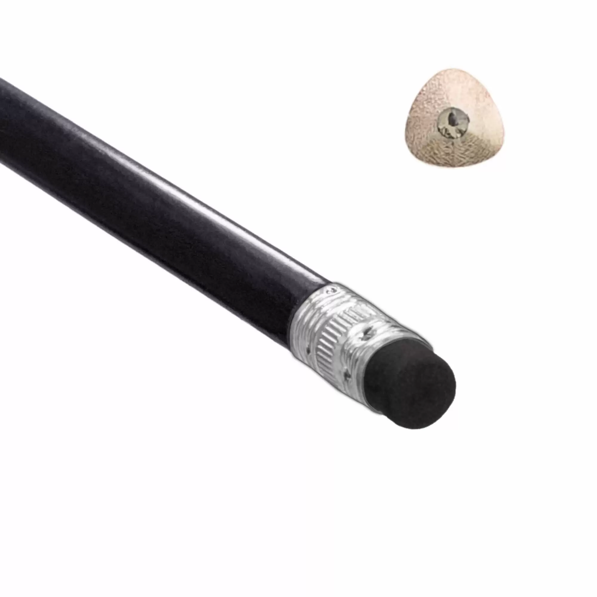 Карандаш треугольный WOOD COLOR Черный 3020-08