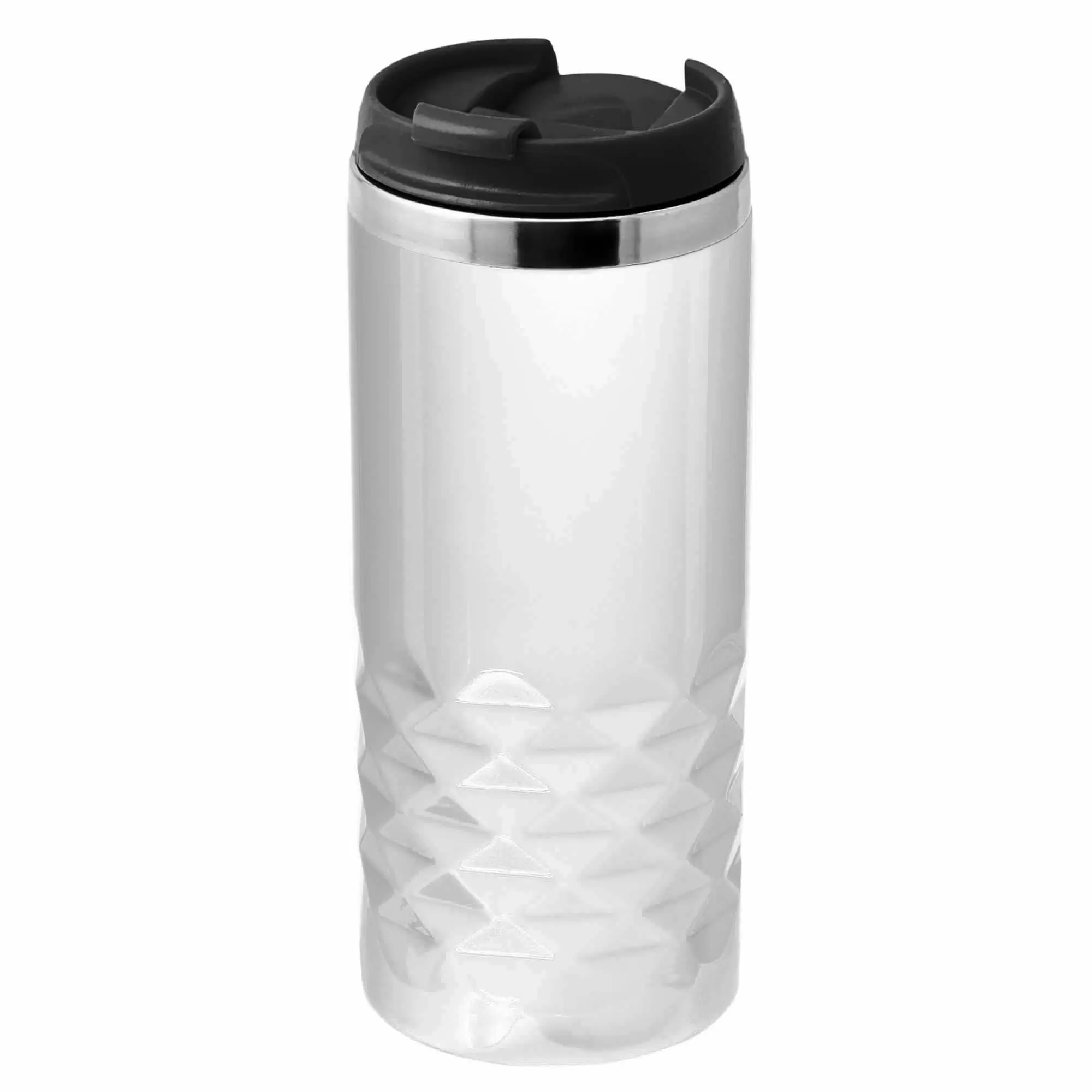 Термокружка NEXT WHITE 350мл. Белая с черной крышкой  6042-08