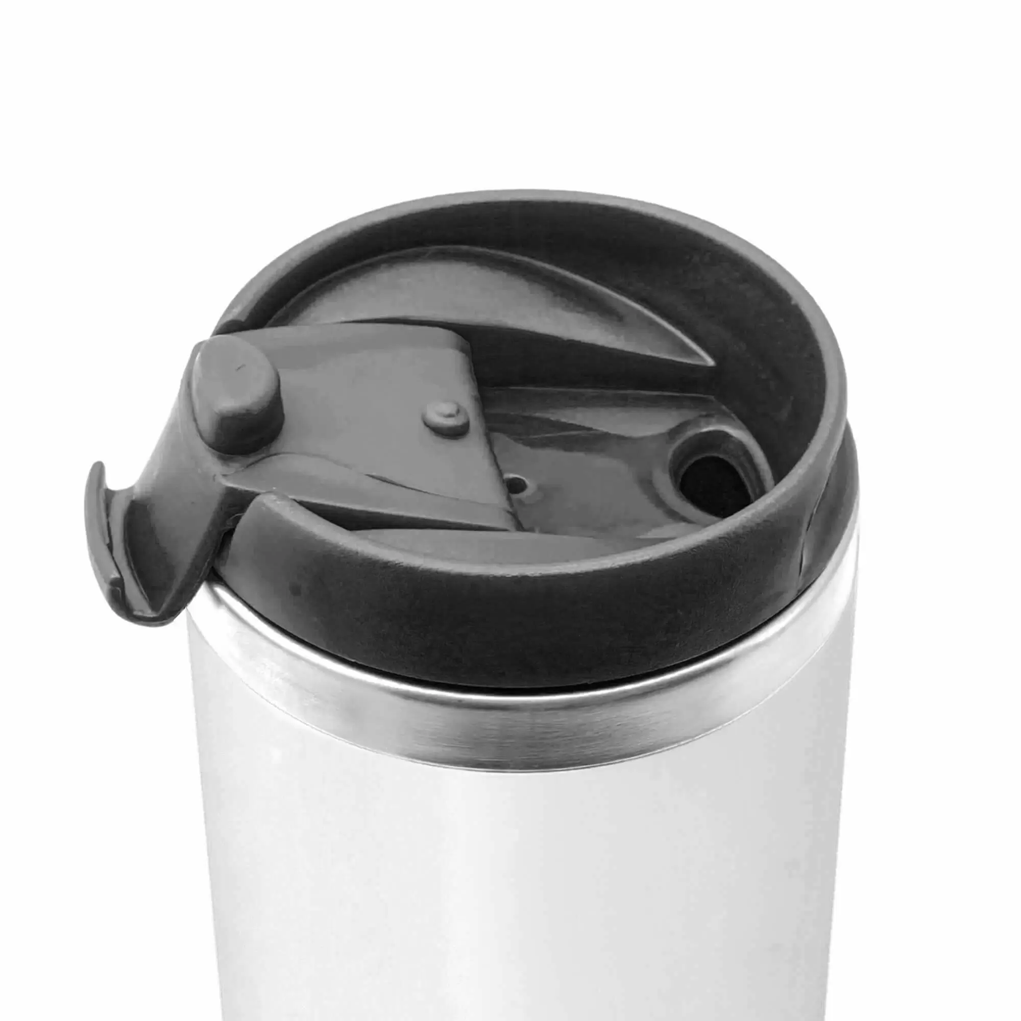 Термокружка NEXT WHITE 350мл. Белая с черной крышкой  6042-08