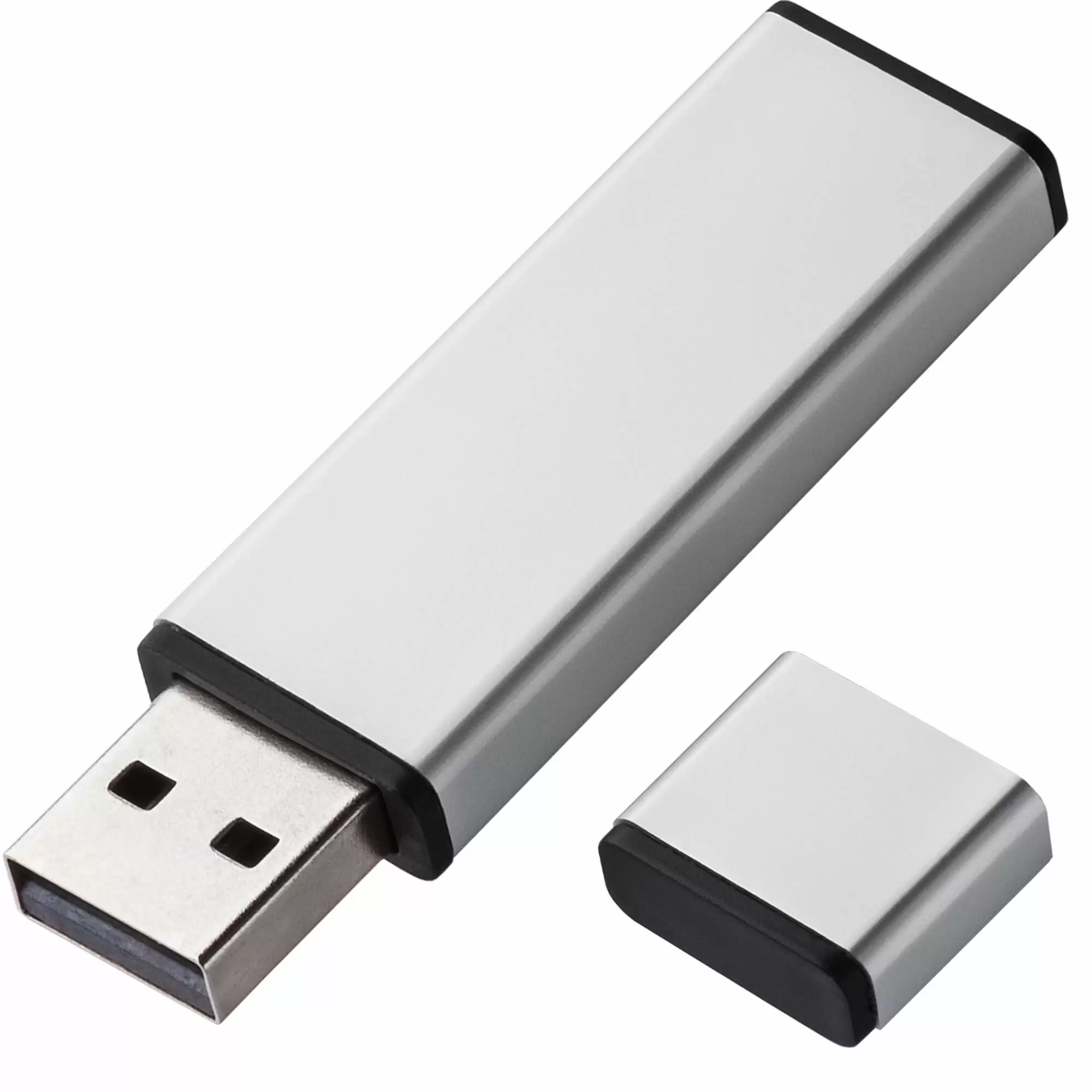 Флешка JUST Серебристая  4035-06