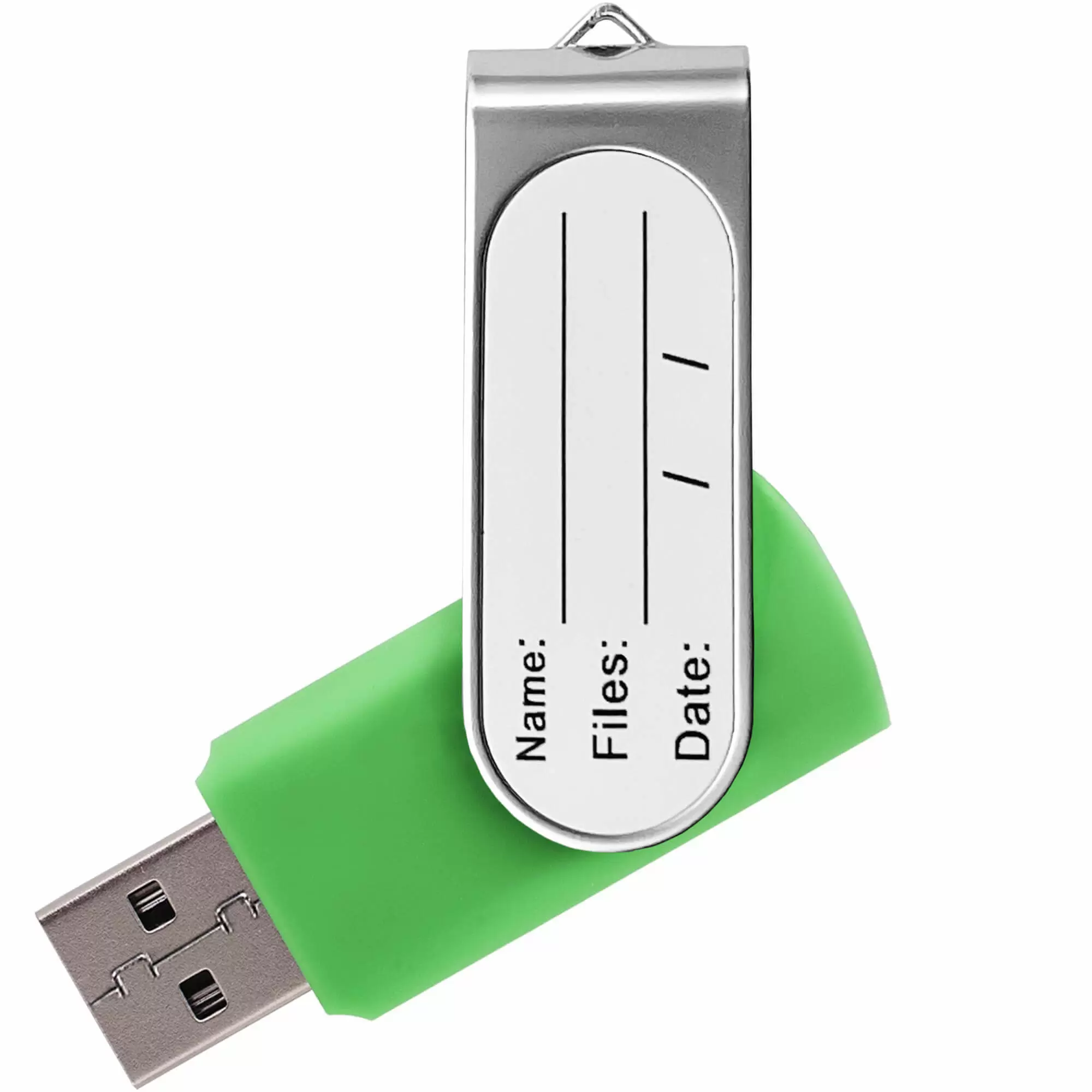 Флешка TWIST STICKER Салатовая 4110-15