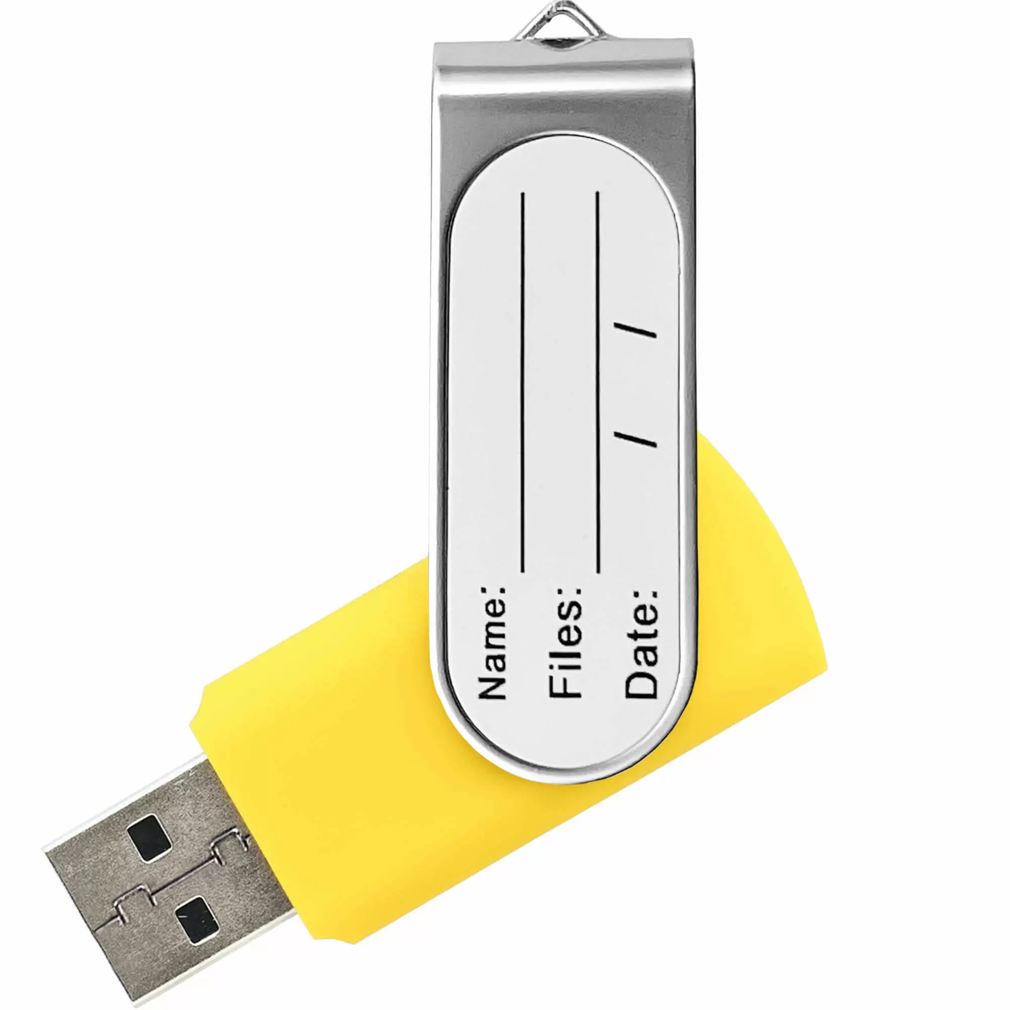 Флешка TWIST STICKER Желтая 4110-04