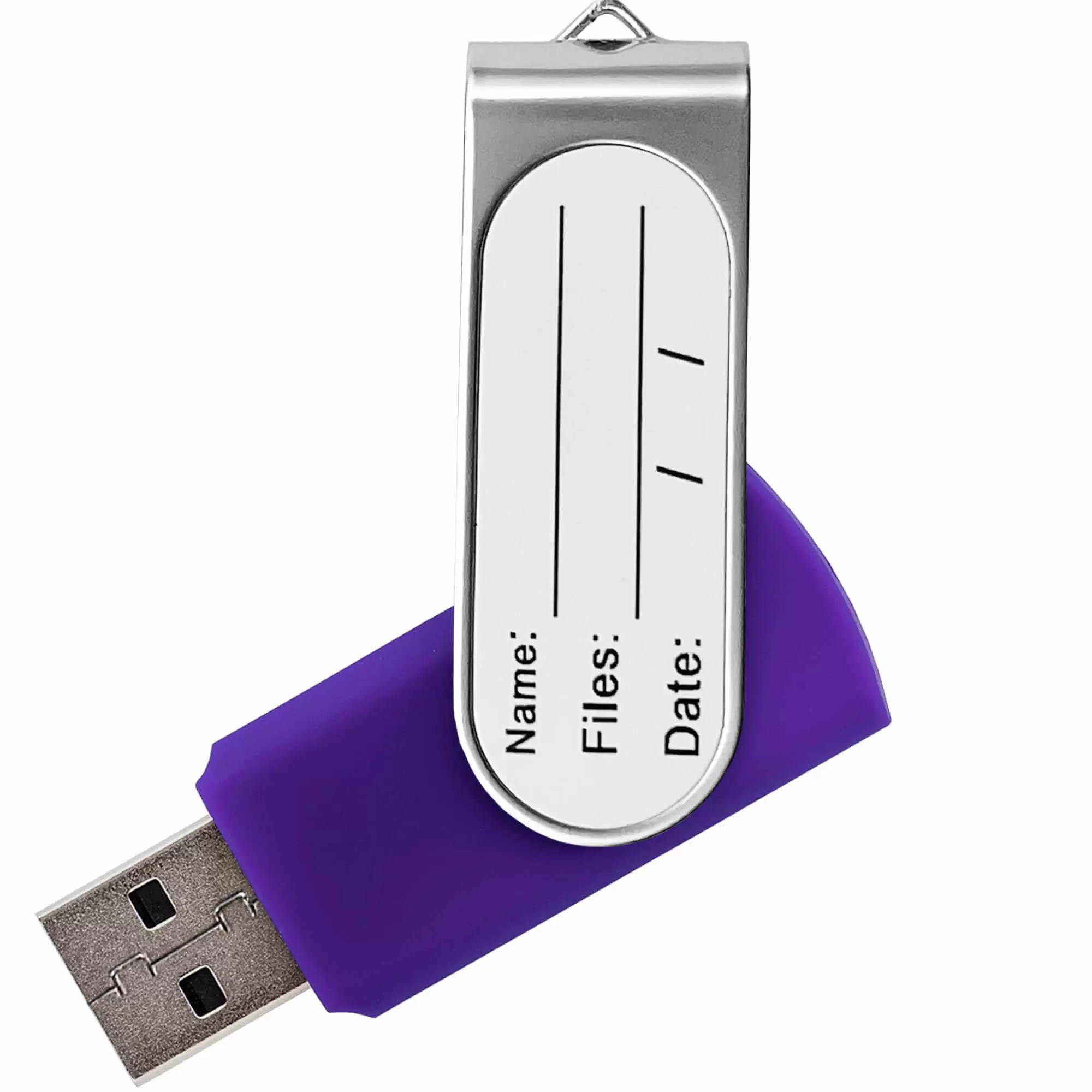 Флешка TWIST STICKER Фиолетовая PURPLE MEDIUM C 4110-11