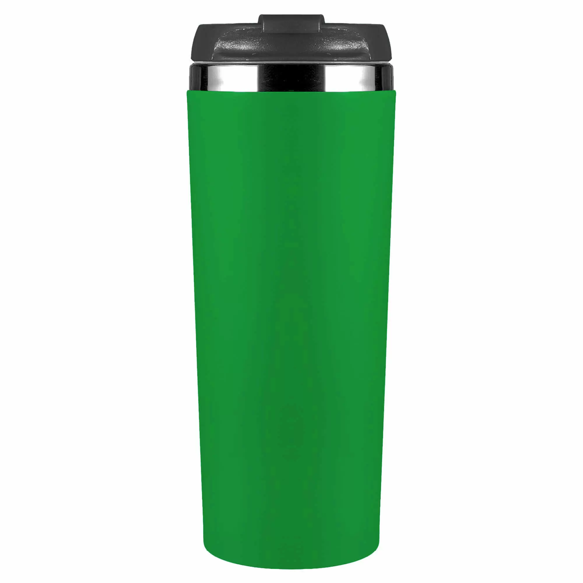 Термокружка KOMO SOFT 420мл. Зеленая с черной крышкой 6061-02