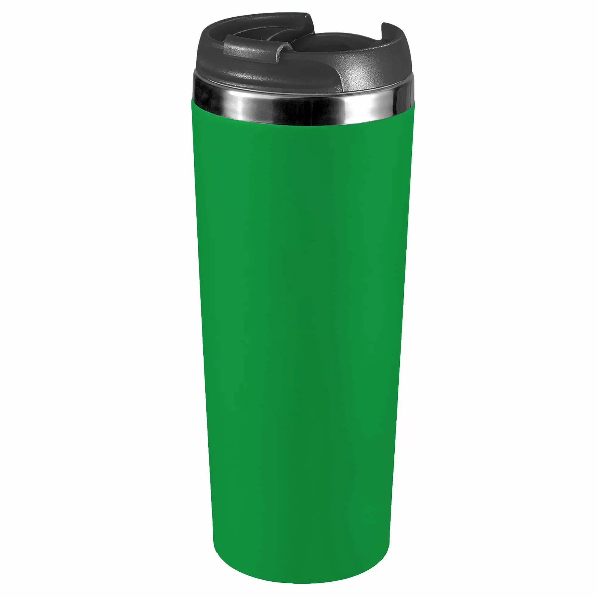 Термокружка KOMO SOFT 420мл. Зеленая с черной крышкой 6061-02