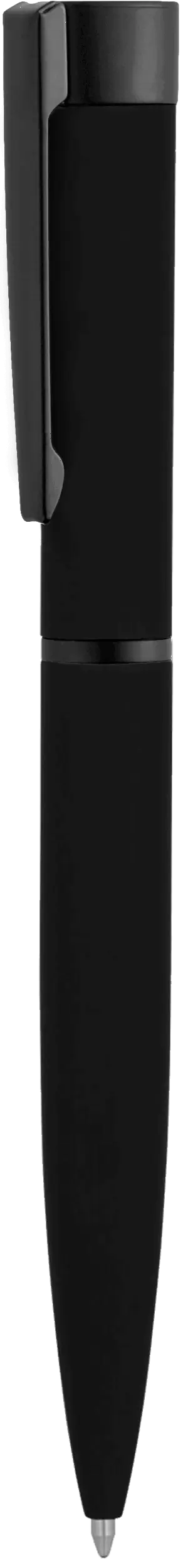 Ручка GROM SOFT MIRROR Черная полностью 1126-88
