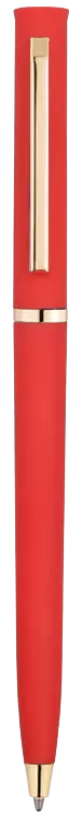 Ручка EUROPA SOFT GOLD Красная  2027-03
