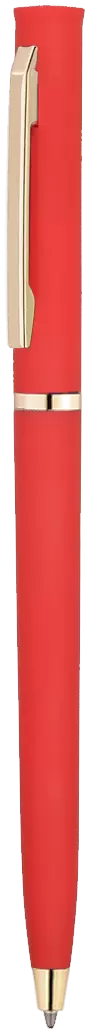 Ручка EUROPA SOFT GOLD Красная  2027-03
