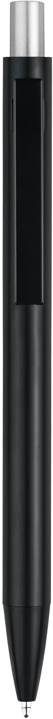 Ручка OKS MIRROR Черная с серебристым 1140-06