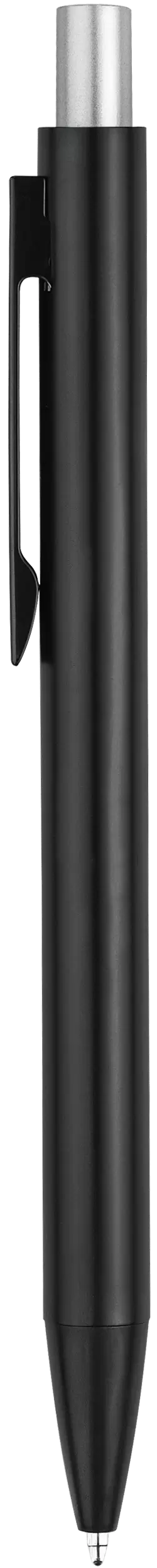 Ручка OKS MIRROR Черная с серебристым 1140-06