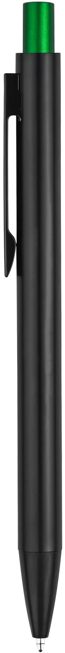 Ручка OKS MIRROR Черная с зеленым 1140-02