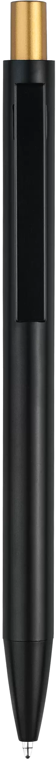 Ручка OKS MIRROR Черная с золотистым 1140-17