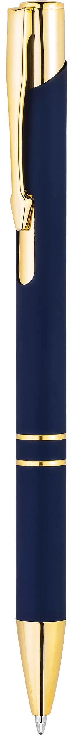 Ручка KOSKO SOFT GOLD Темно-синяя  1029-14