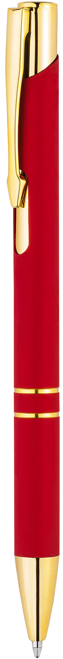 Ручка KOSKO SOFT GOLD Красная  1029-03