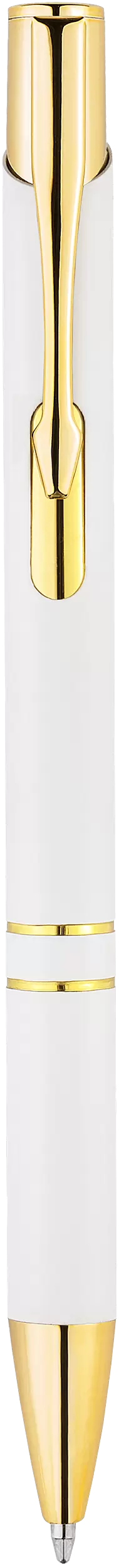 Ручка KOSKO SOFT GOLD Белая  1029-07