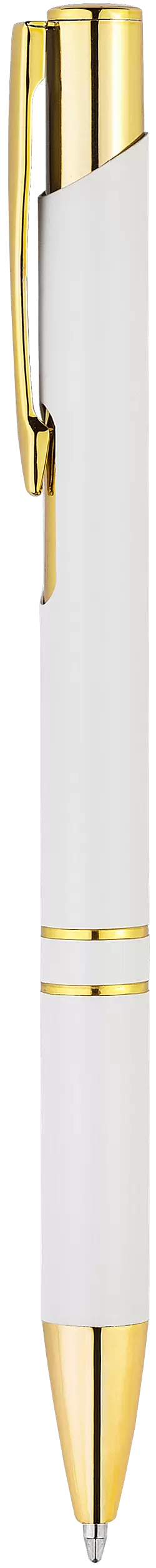 Ручка KOSKO SOFT GOLD Белая  1029-07