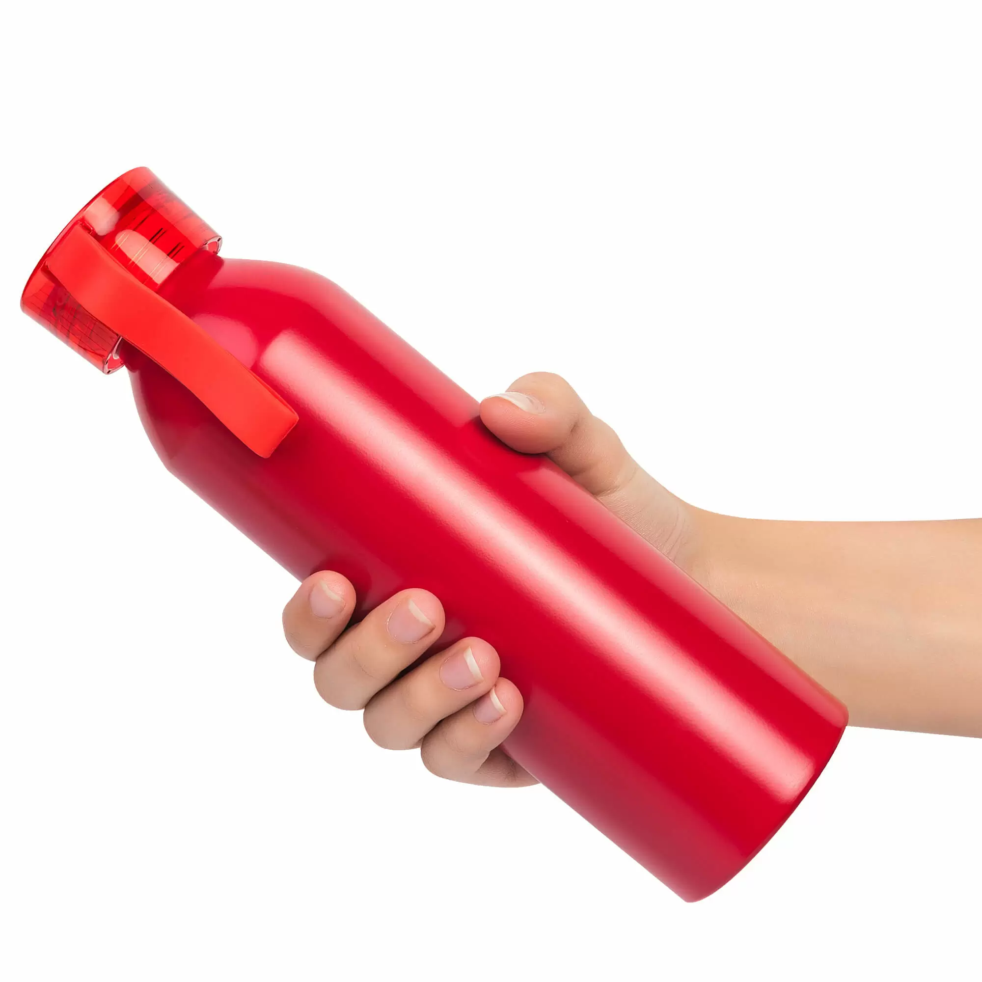 Термокружка Бутылка для воды VIKING RED 650мл. Красная с красной крышкой  6144-03