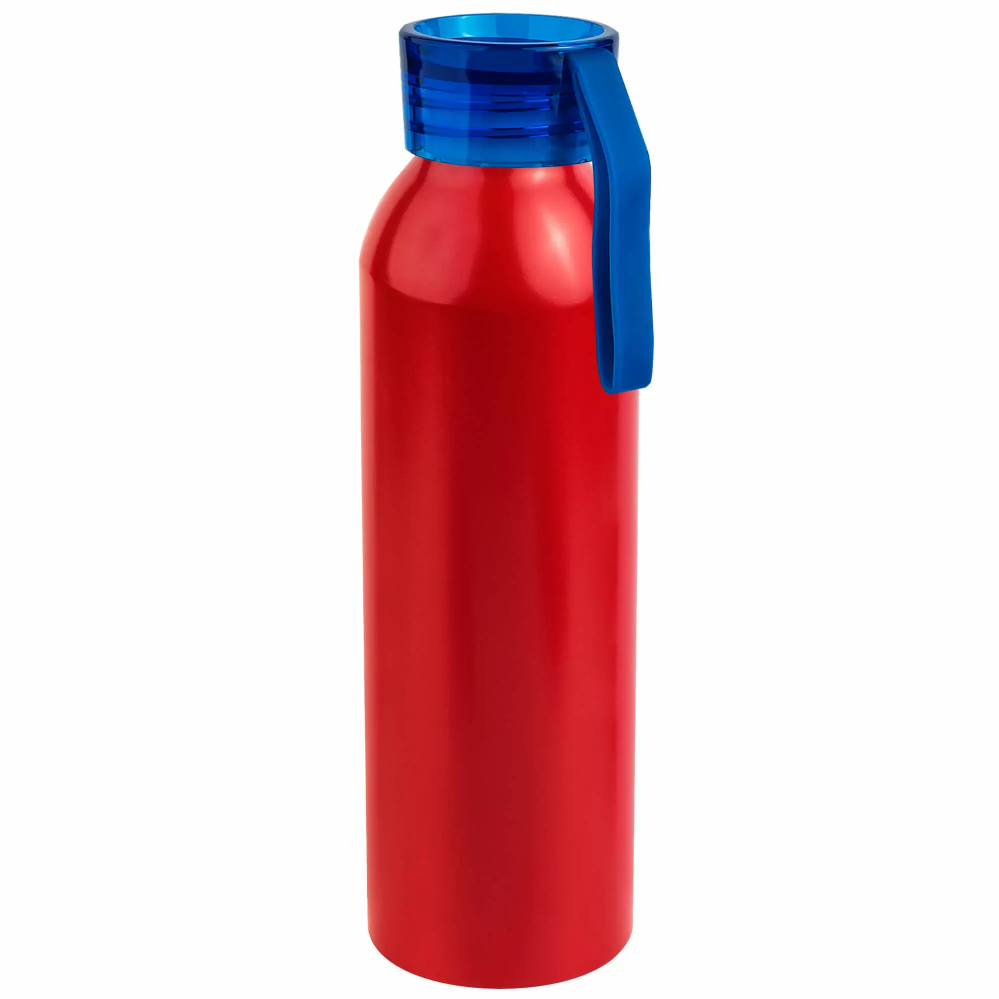 Термокружка Бутылка для воды VIKING RED 650мл. Красная с синей крышкой  6144-01