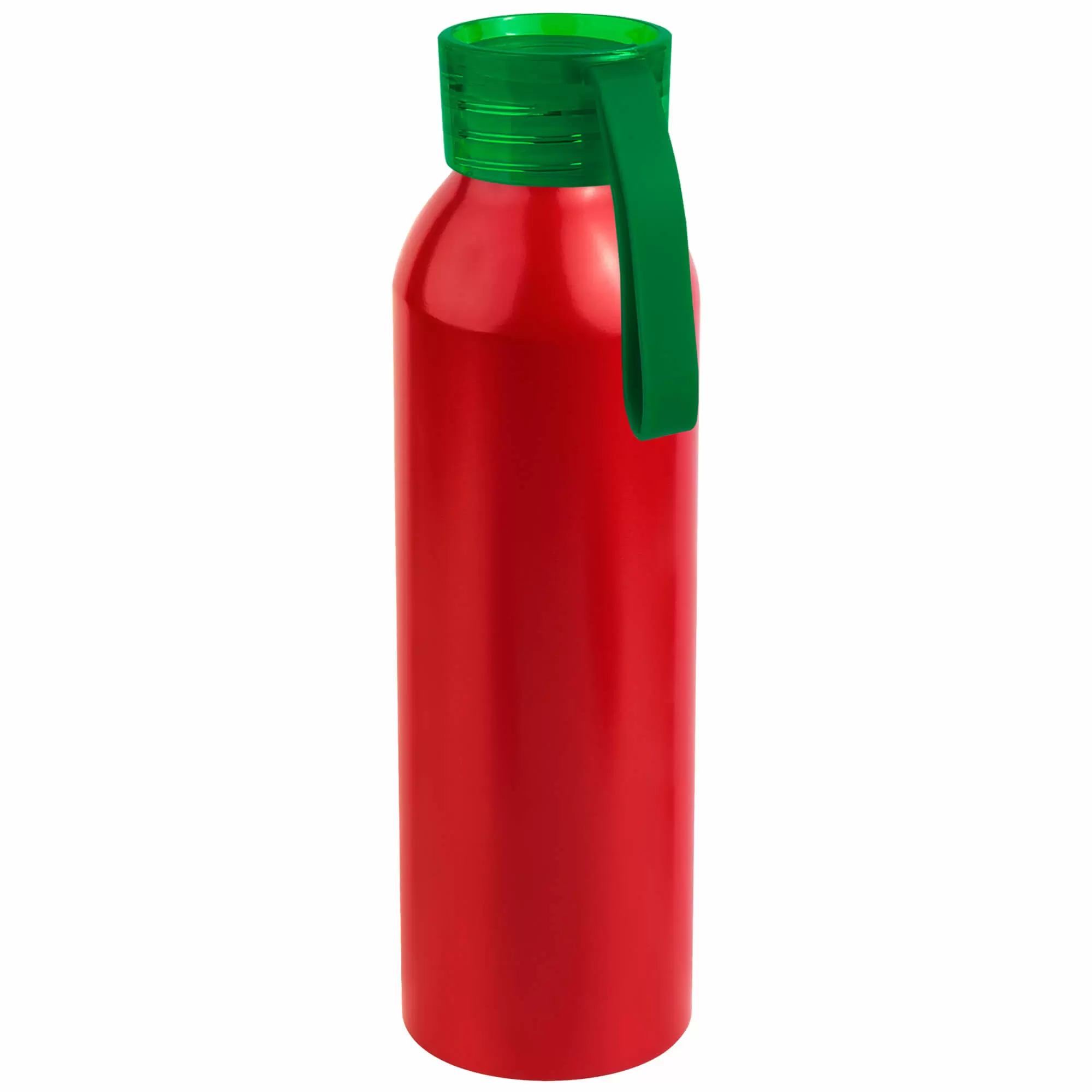 Термокружка Бутылка для воды VIKING RED 650мл. Красная с зеленой крышкой  6144-02
