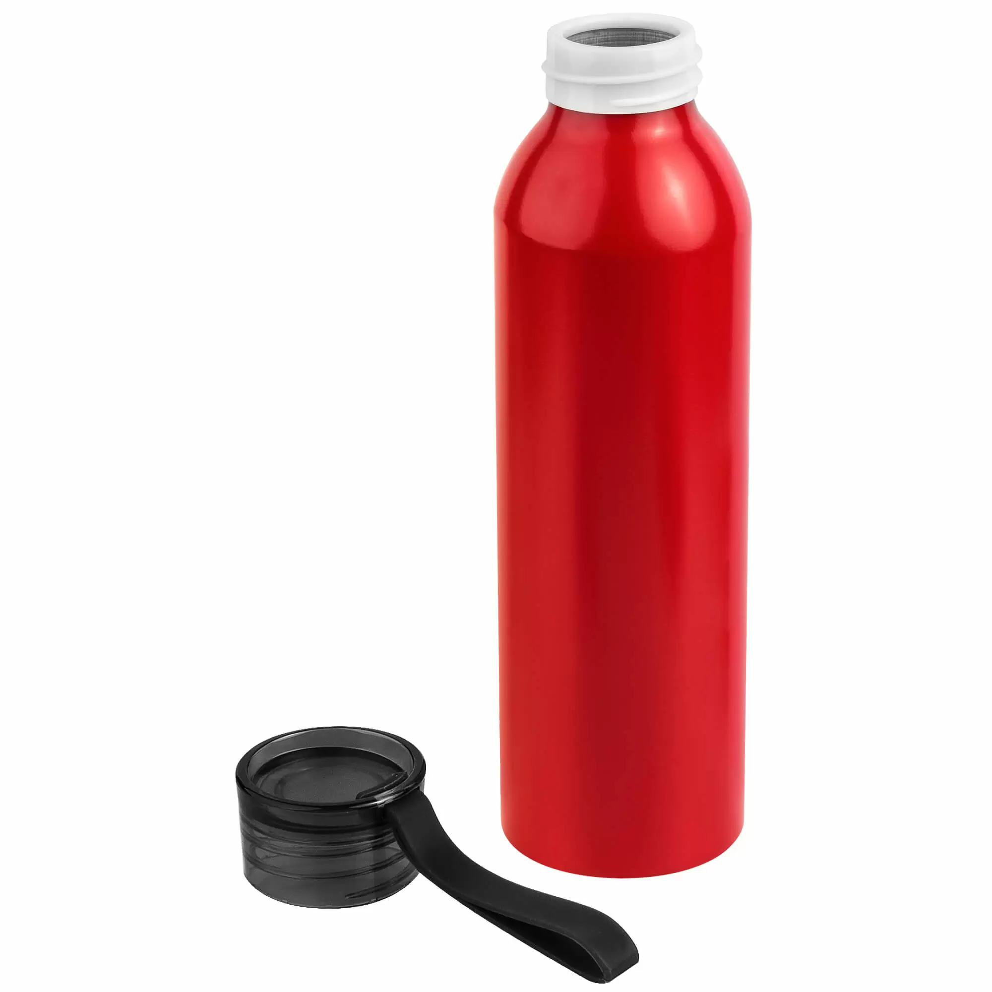 Термокружка Бутылка для воды VIKING RED 650мл. Красная с черной крышкой  6144-08