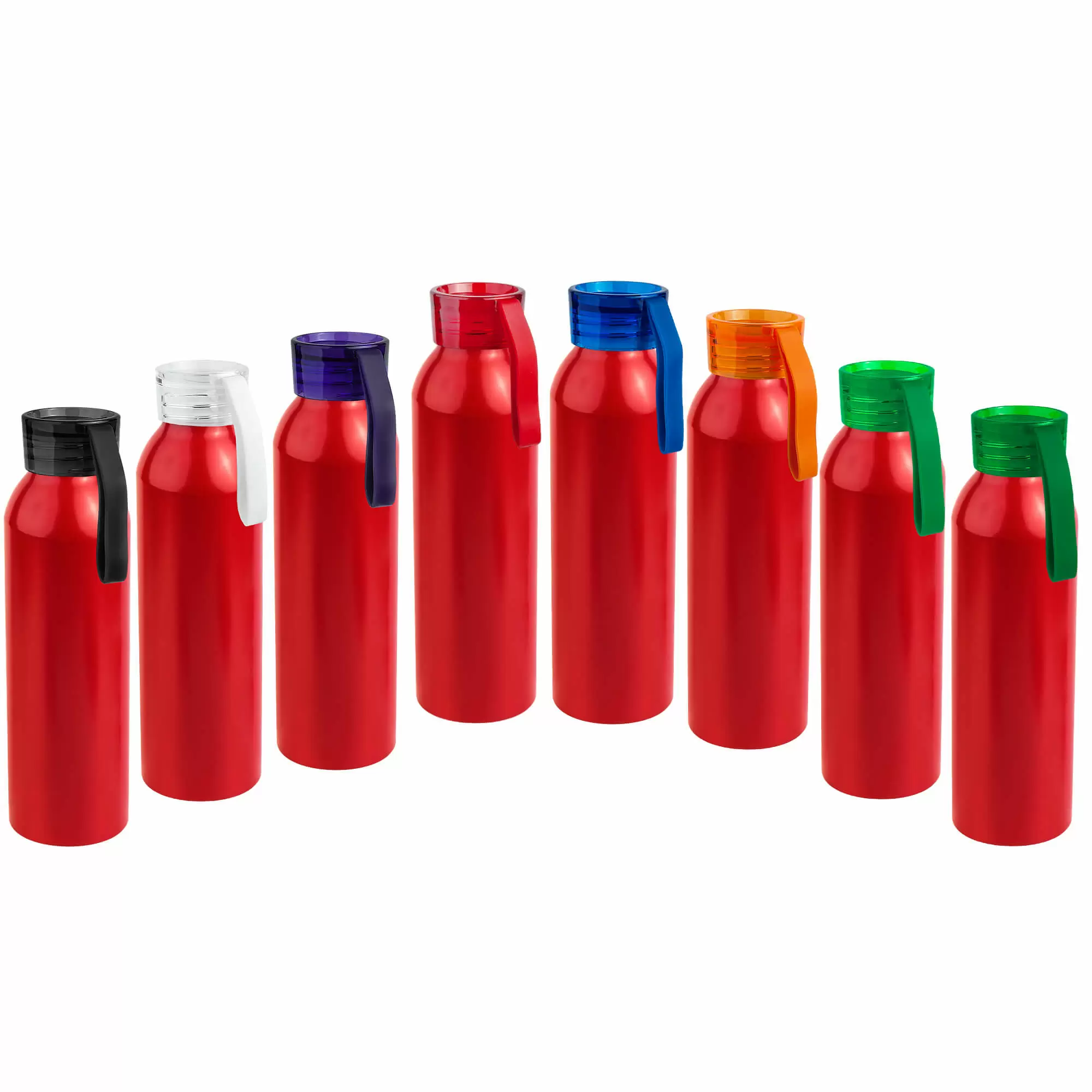 Термокружка Бутылка для воды VIKING RED 650мл. Красная с зеленой крышкой  6144-02