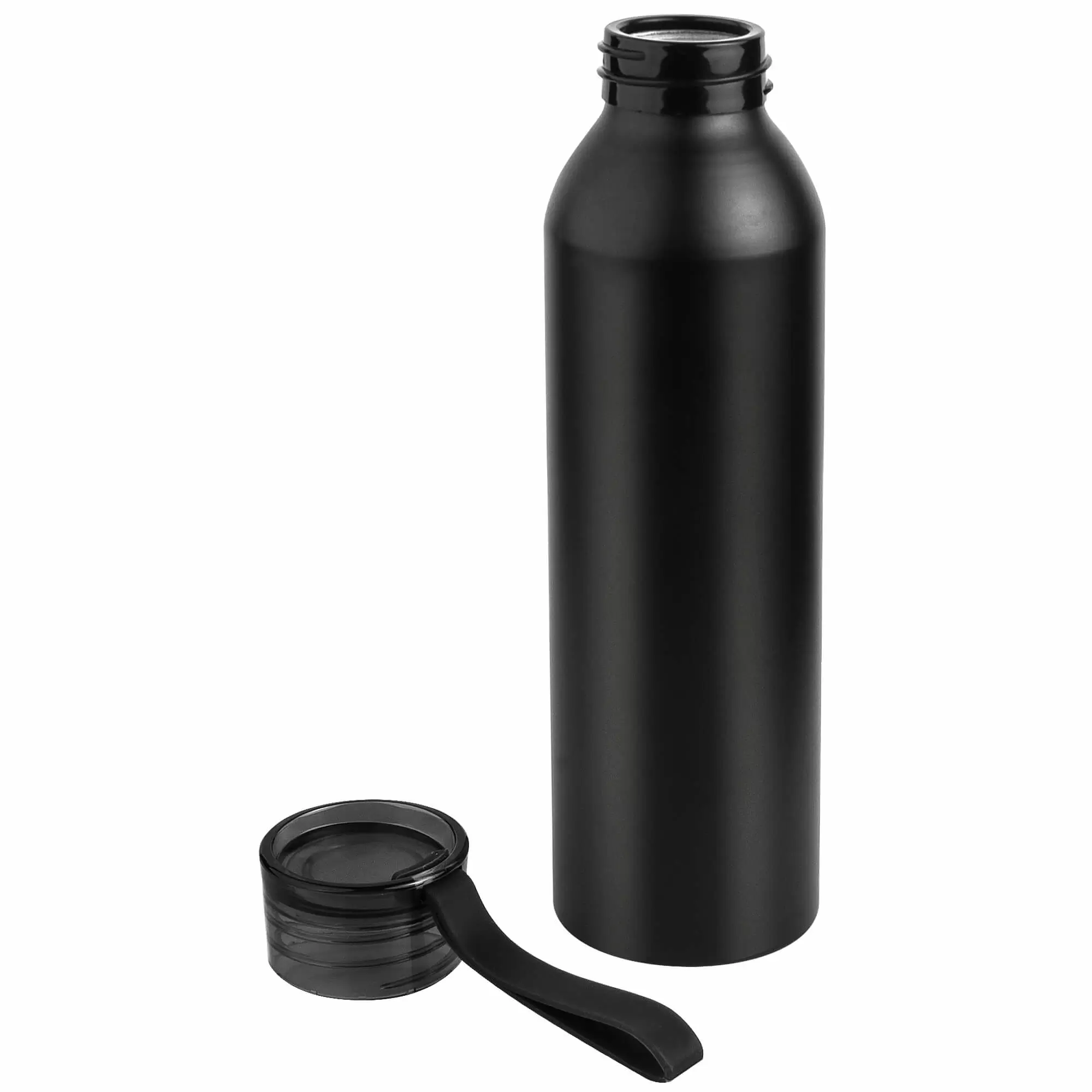 Термокружка Бутылка для воды VIKING BLACK 650мл. Черная с черной крышкой 6142-08