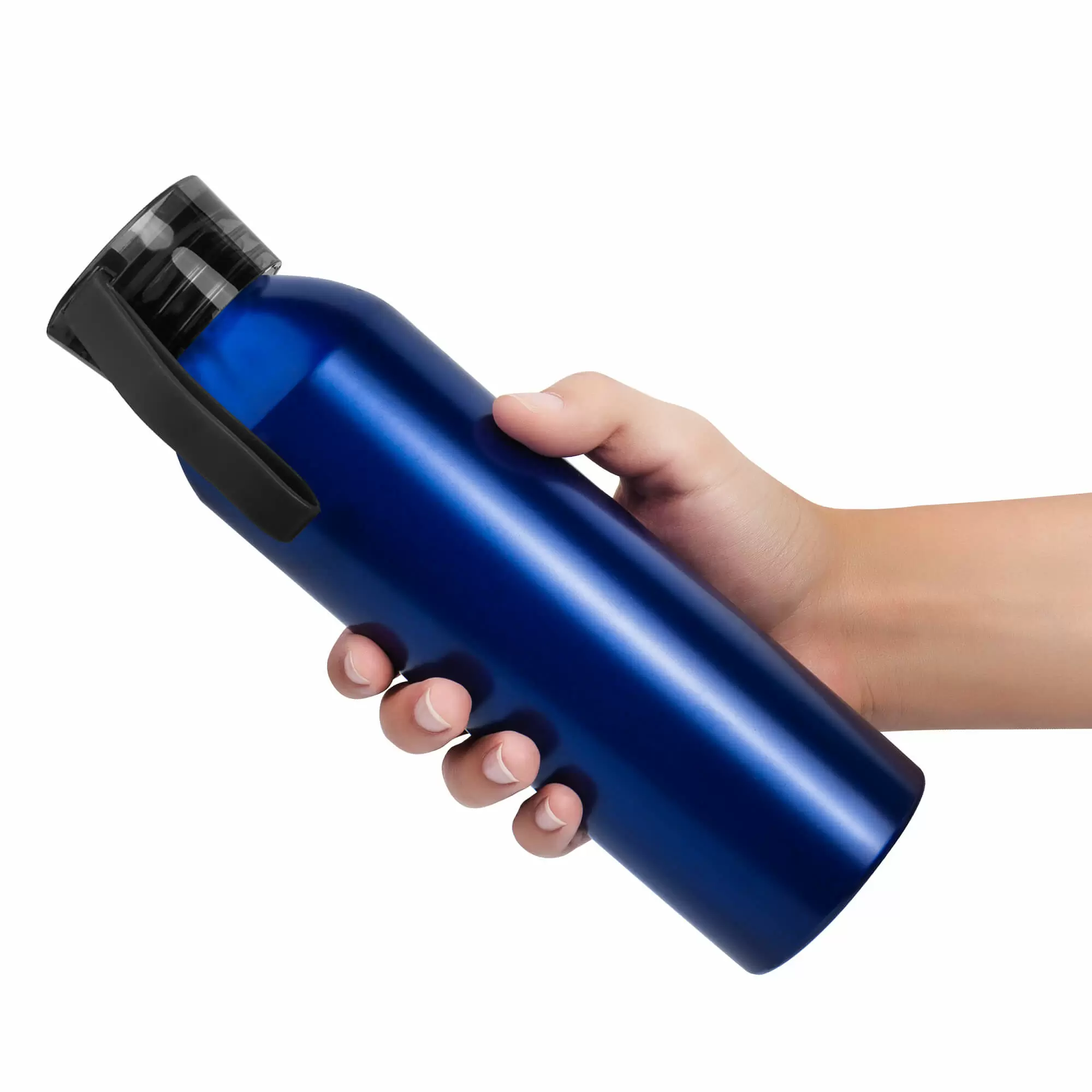 Термокружка Бутылка для воды VIKING BLUE 650мл. Синяя с черной крышкой  6140-08