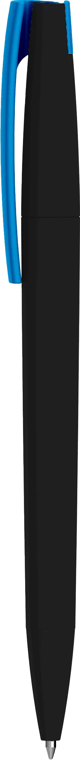 Ручка ZETA SOFT MIX Черная с голубым 1024-08-12