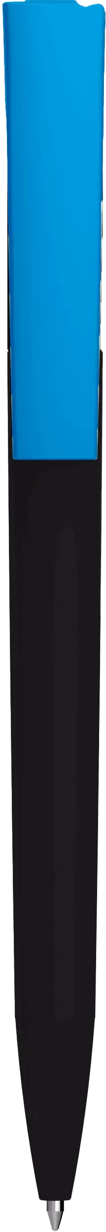 Ручка ZETA SOFT MIX Черная с голубым 1024-08-12