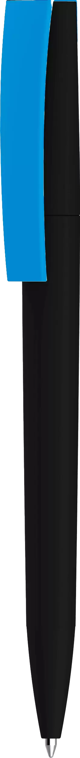 Ручка ZETA SOFT MIX Черная с голубым 1024-08-12