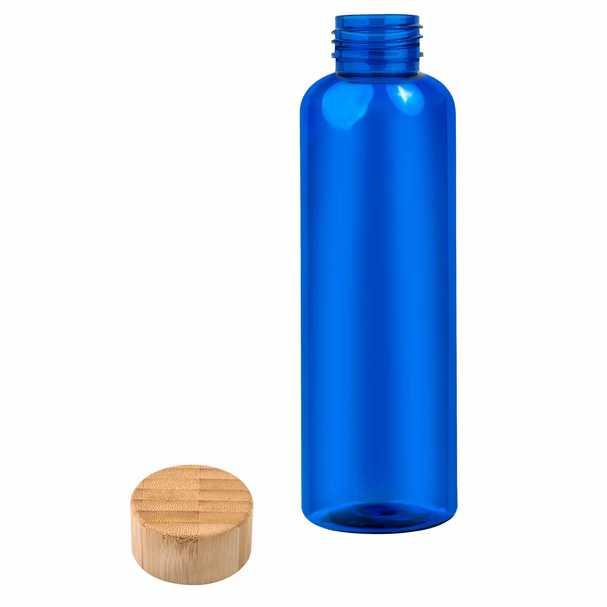 Термокружка Бутылка для воды BAMBOO PET 550мл. Синяя 6264-01