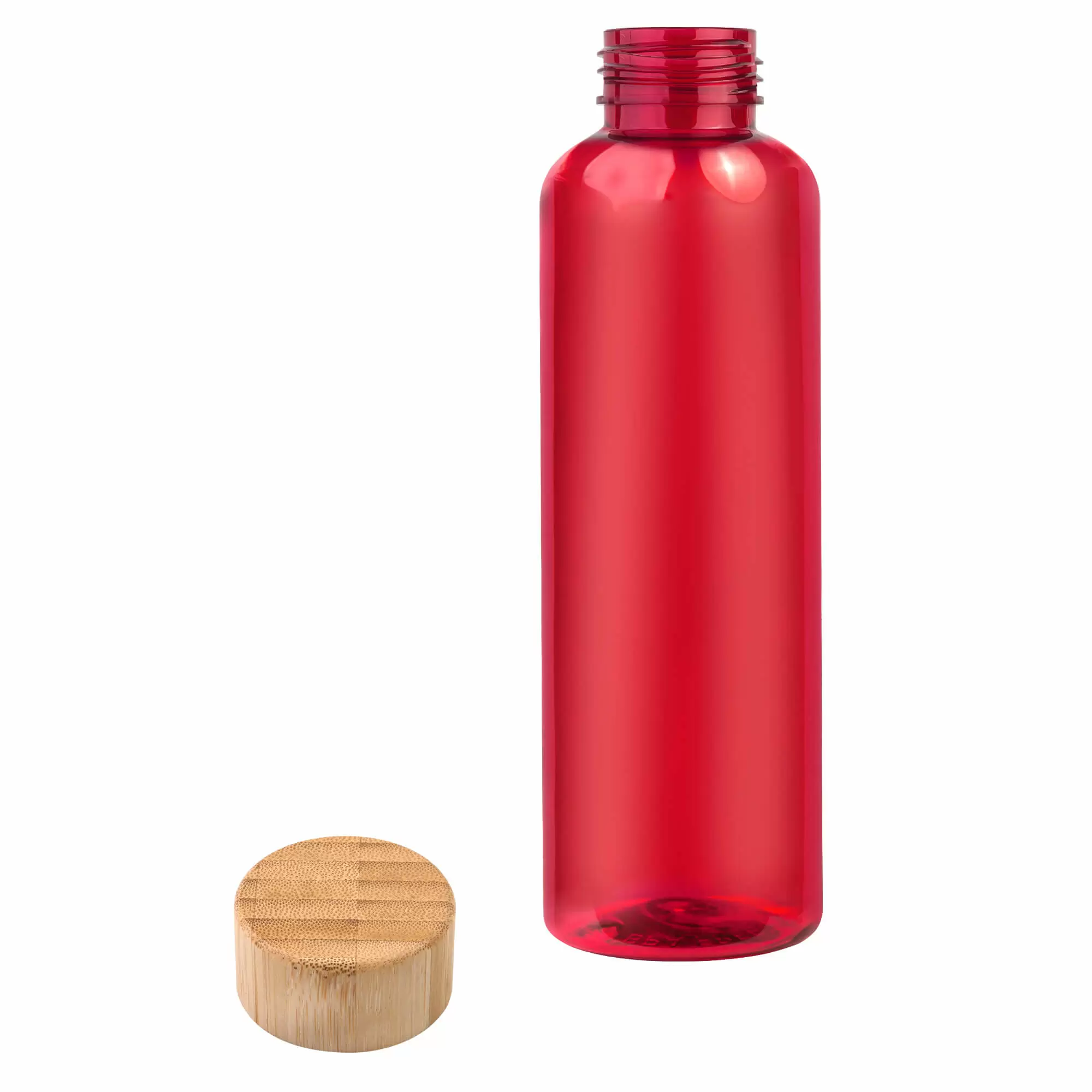 Термокружка Бутылка для воды BAMBOO PET 550мл. Красная 6264-03