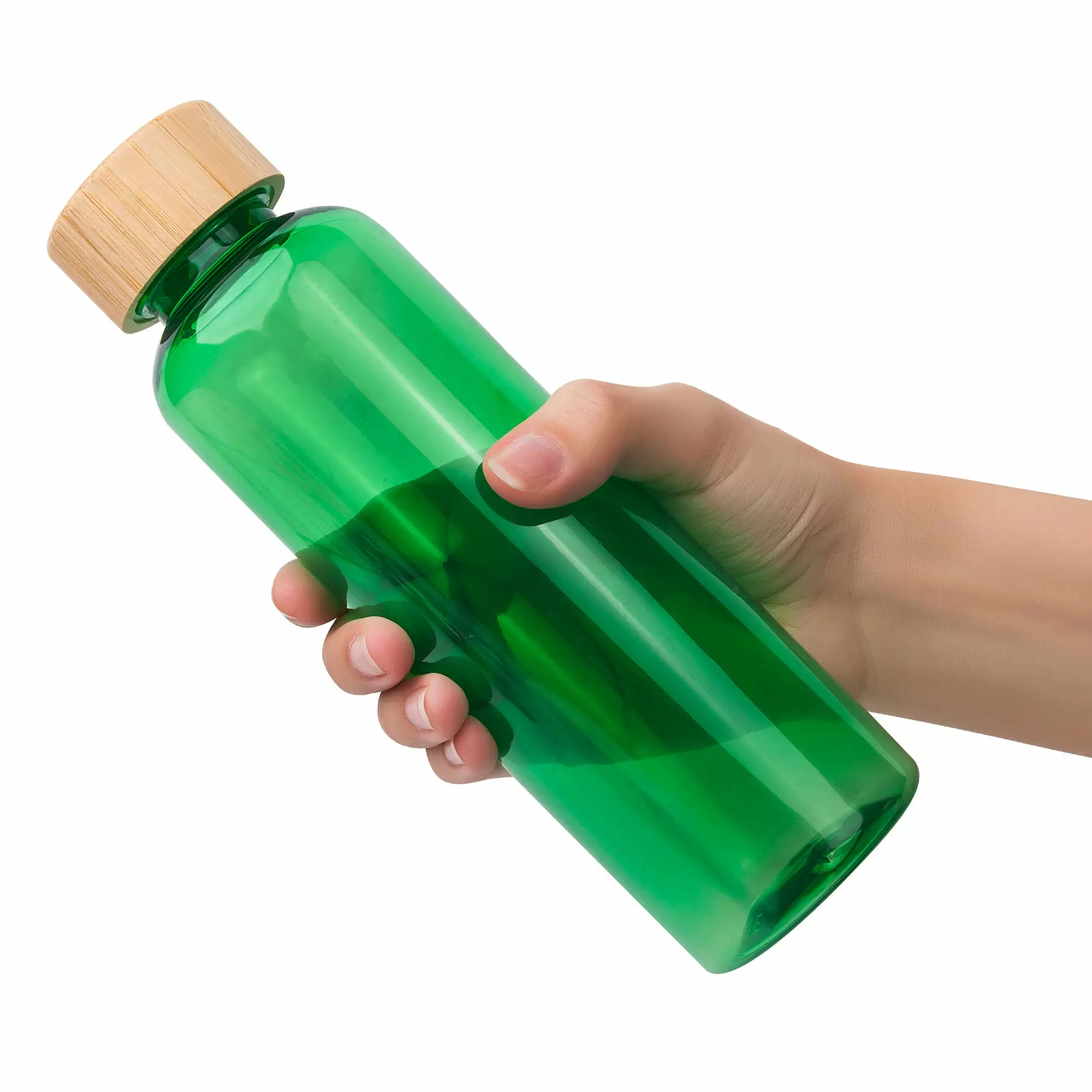 Термокружка Бутылка для воды BAMBOO PET 550мл. Зеленая 6264-02