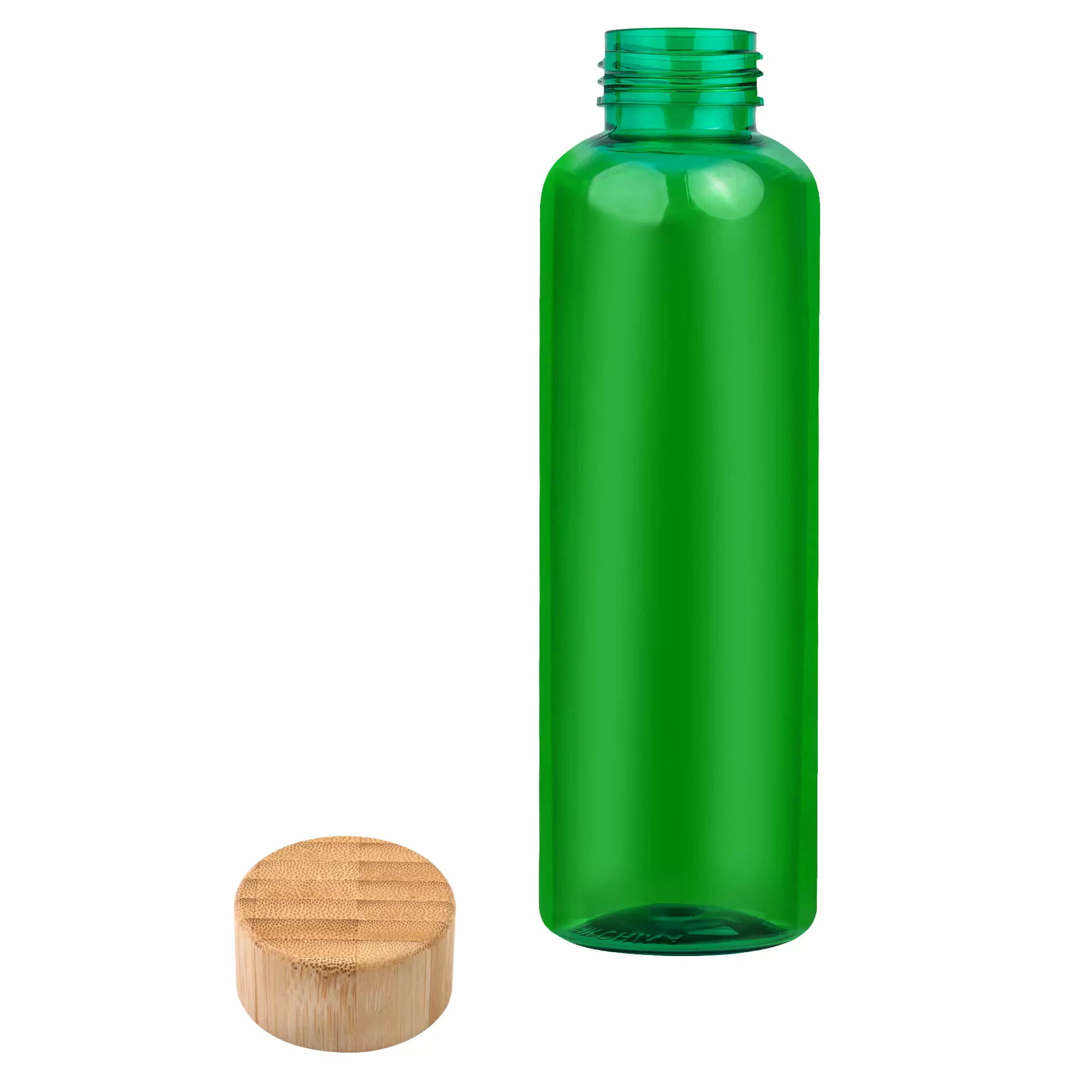 Термокружка Бутылка для воды BAMBOO PET 550мл. Зеленая 6264-02