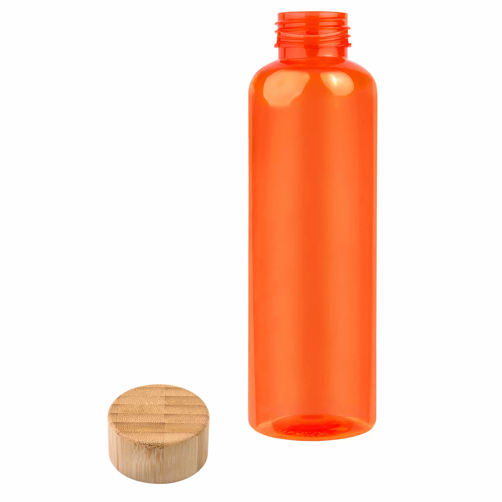 Термокружка Бутылка для воды BAMBOO PET 550мл. Оранжевая 6264-05
