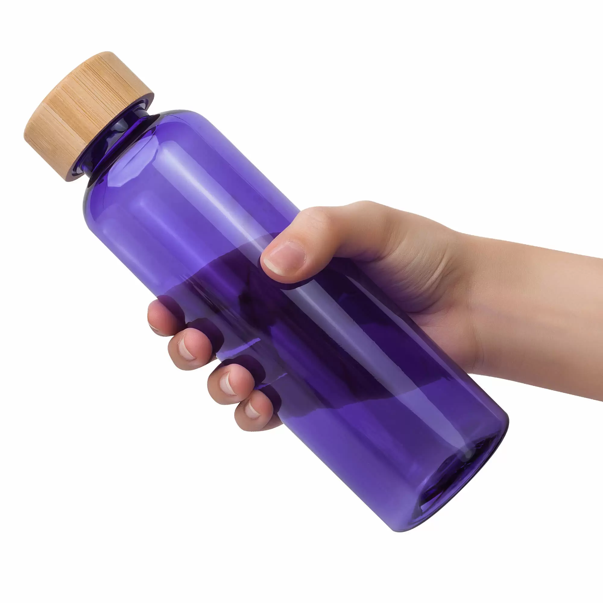 Термокружка Бутылка для воды BAMBOO PET 550мл. Фиолетовая 6264-11