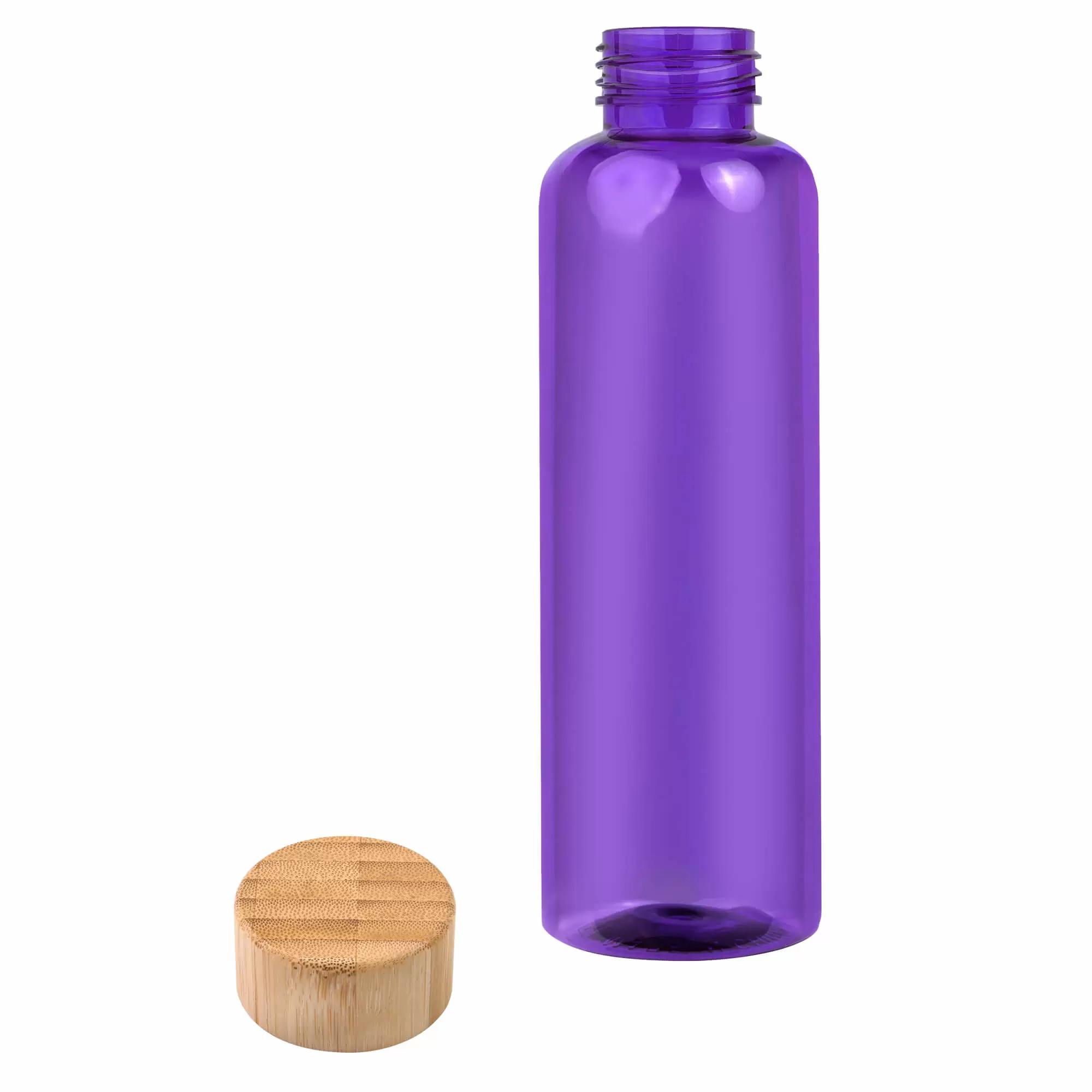 Термокружка Бутылка для воды BAMBOO PET 550мл. Фиолетовая 6264-11