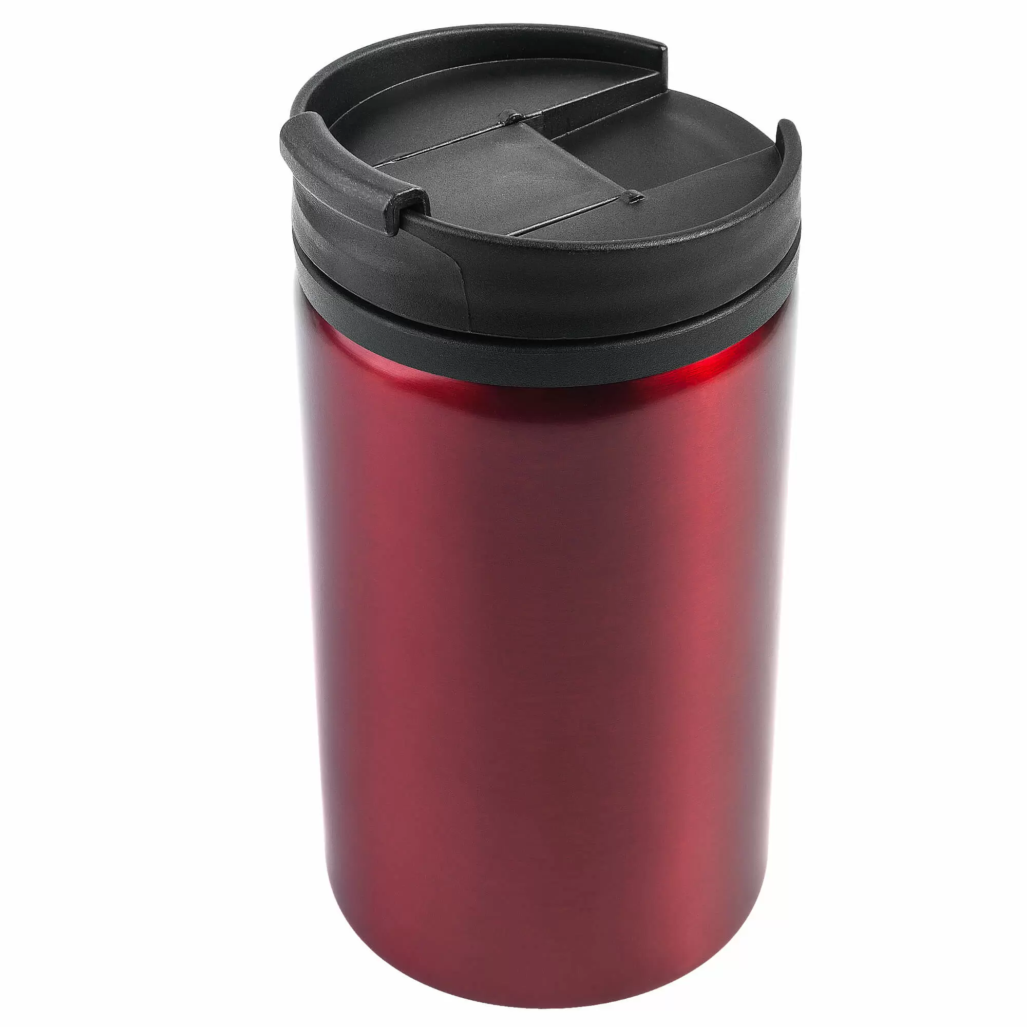 Термокружка CONFETTI 300мл. Красная с черной крышкой 6020-03