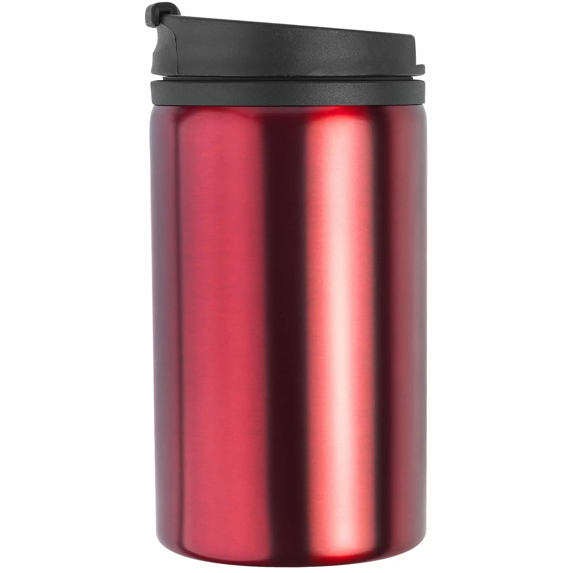 Термокружка CONFETTI 300мл. Красная с черной крышкой 6020-03