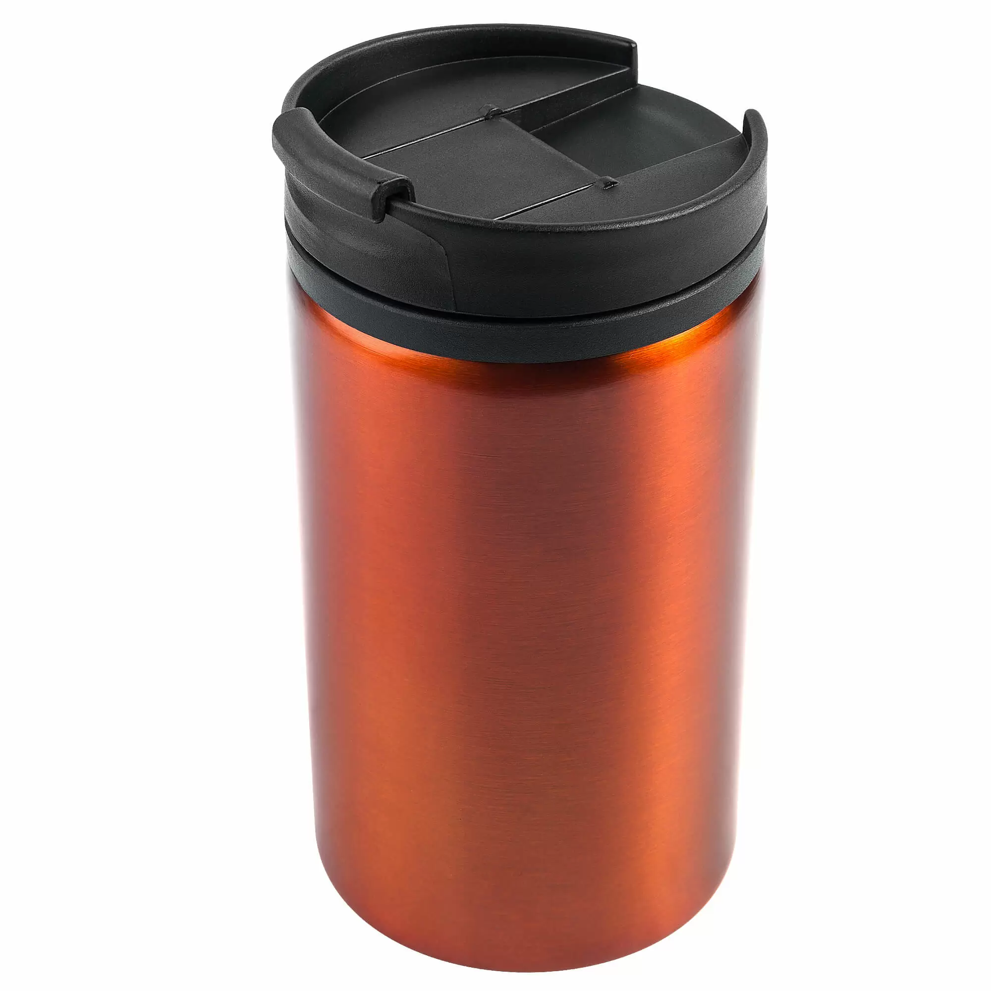 Термокружка CONFETTI 300мл. Оранжевая с черной крышкой 6020-05
