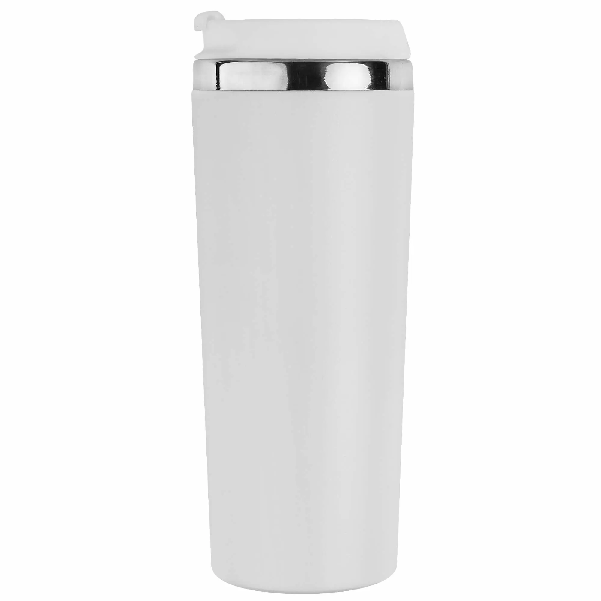 Термокружка KOMO PUDRA 420мл. Белая с белой крышкой  6062-07