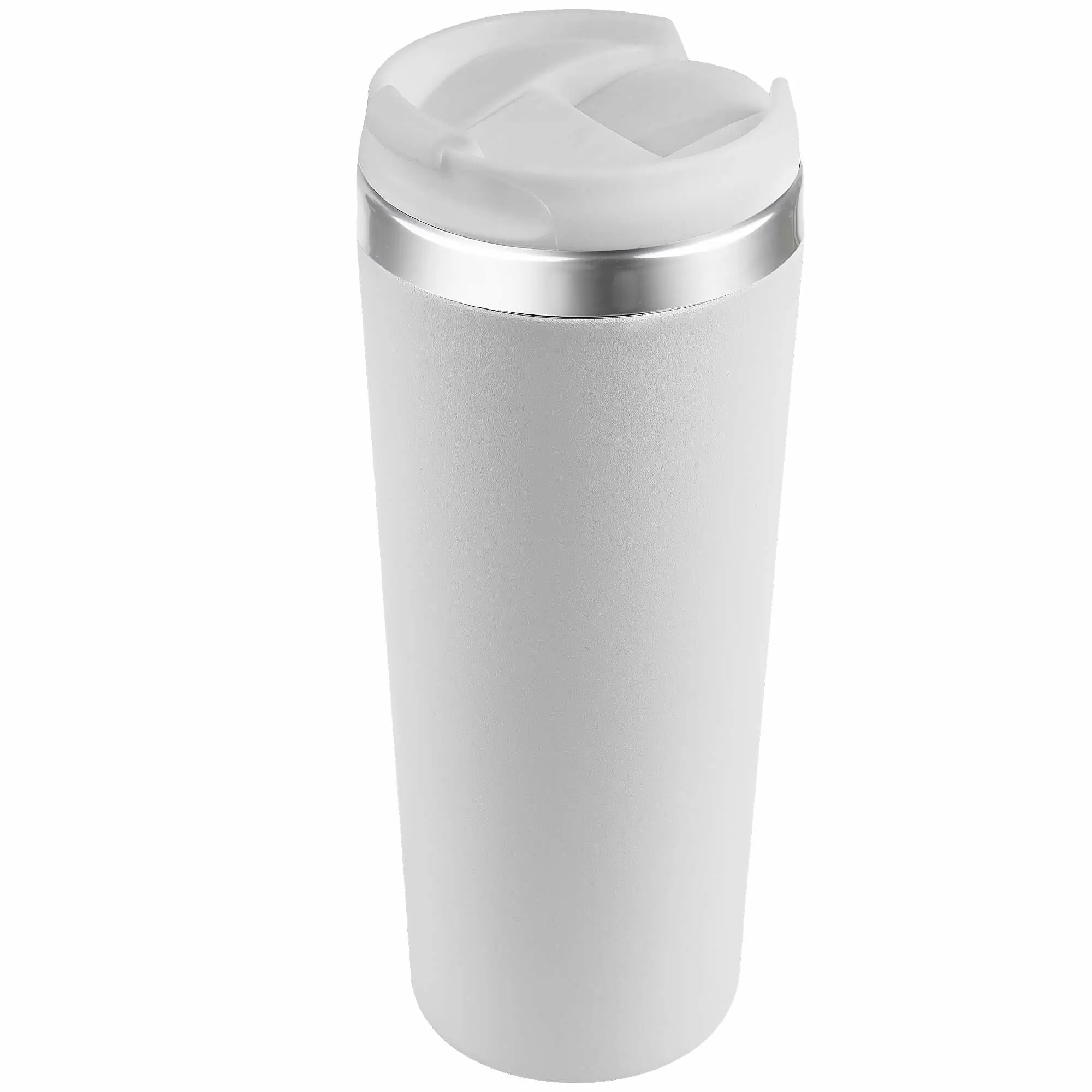 Термокружка KOMO PUDRA 420мл. Белая с белой крышкой  6062-07