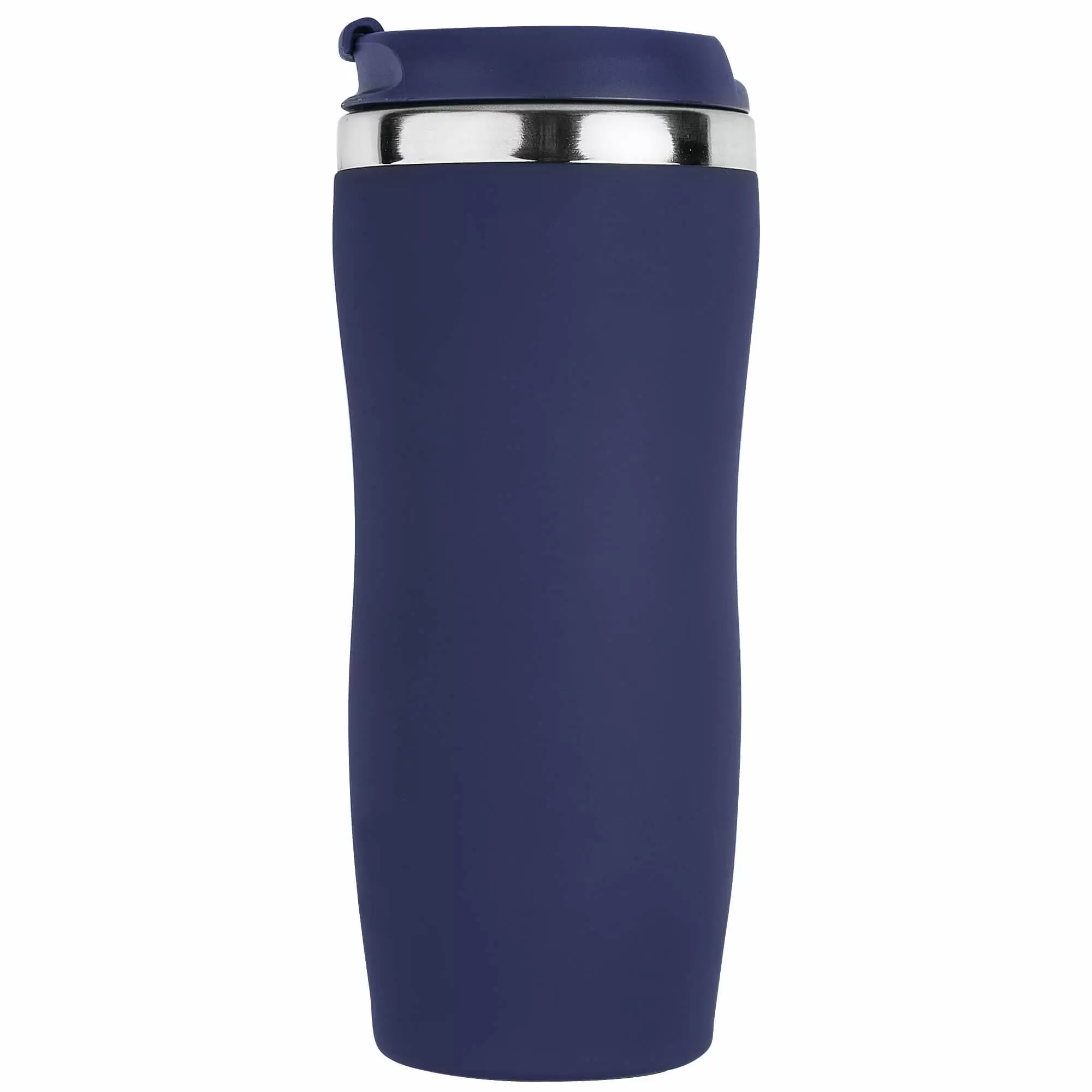 Термокружка SLIM SOFT COLOR 350мл. Темно-синяя с темно-синей крыш 6030-14