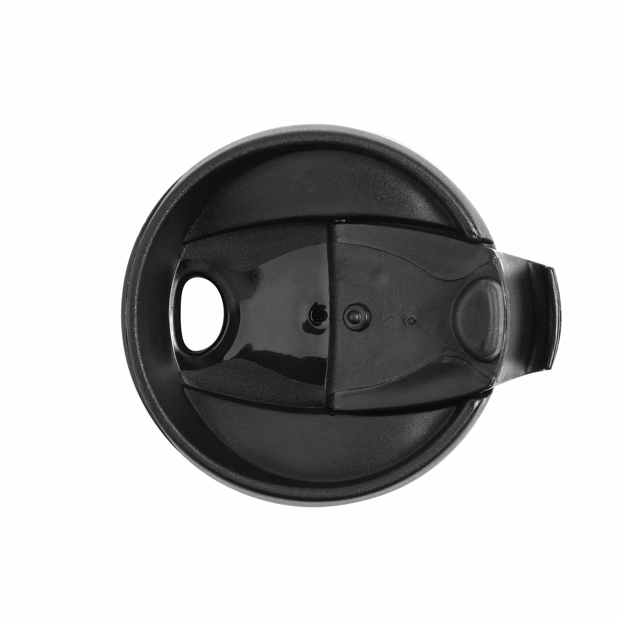 Термокружка SLIM SOFT COLOR 350мл. Черная с черной крышкой 6030-08