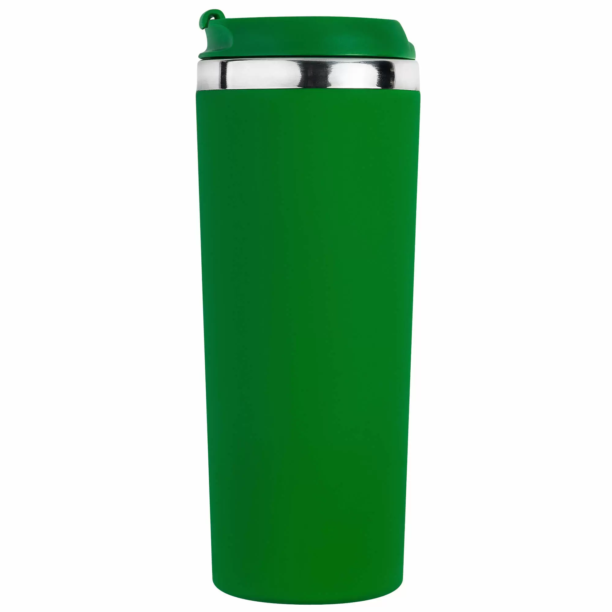 Термокружка KOMO SOFT COLOR 420мл. Зеленая с зеленой крышкой  6060-02