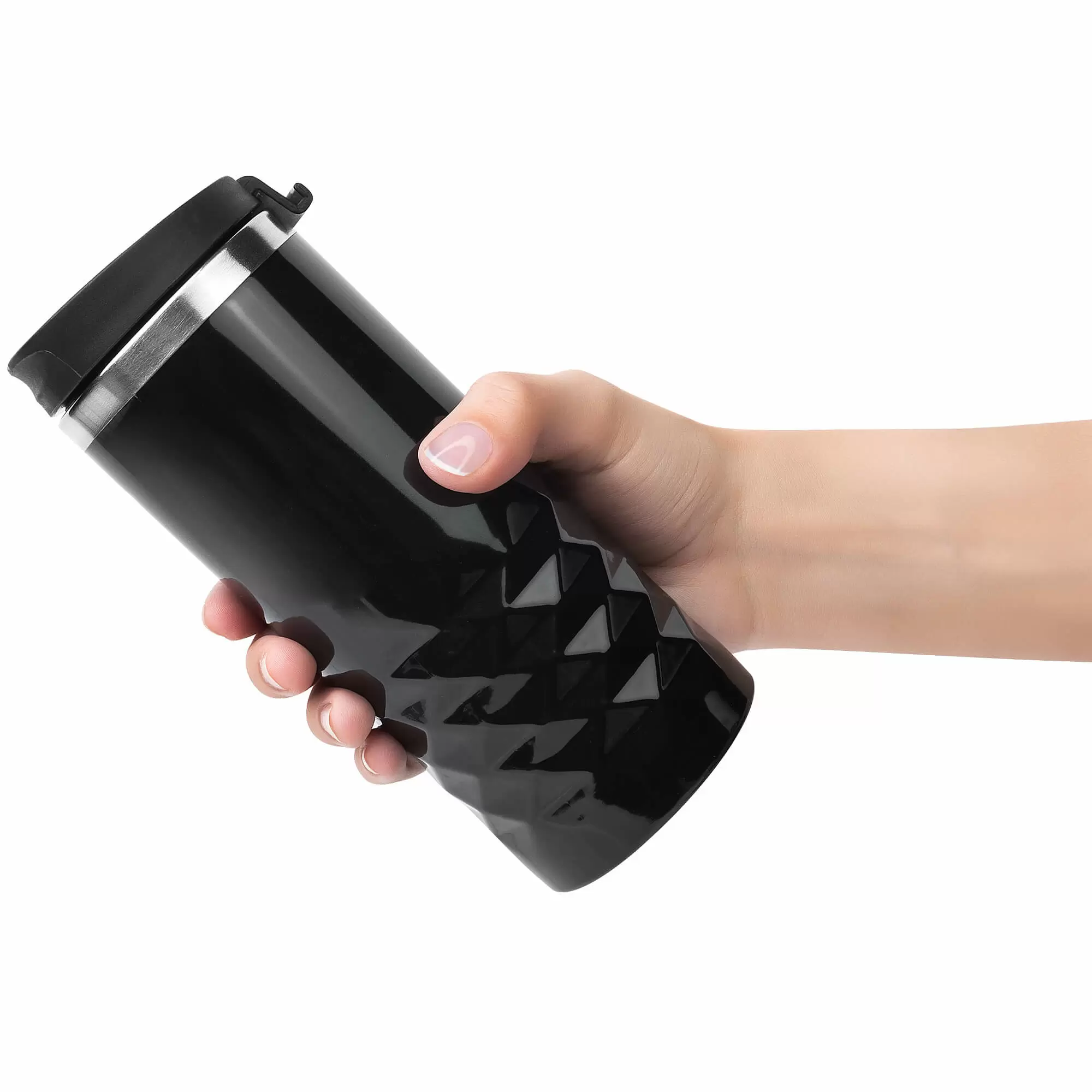 Термокружка NEXT COLOR 350мл. Черная с черной крышкой  6040-08